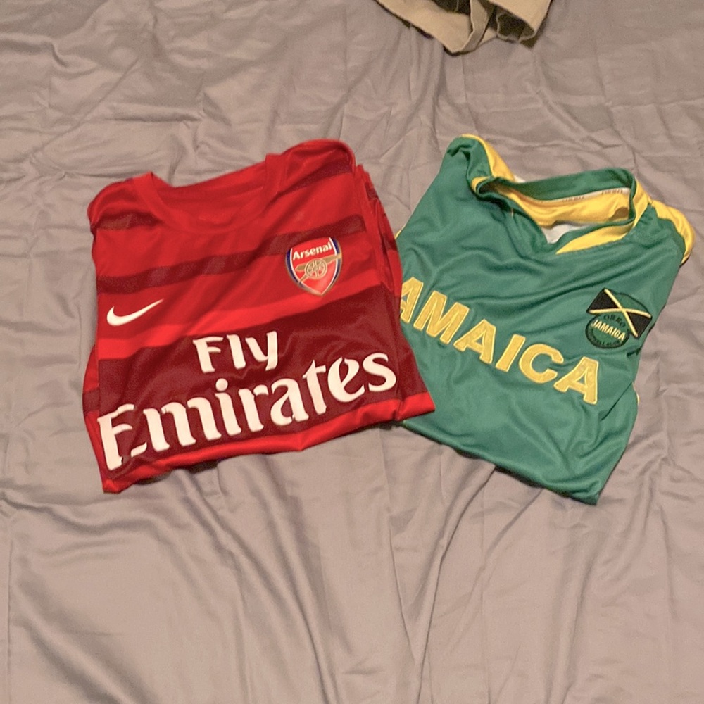 Jamaica 🇯🇲 & Arsenal Soccer Jersey Bundle!!